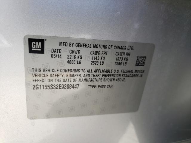 Photo 9 VIN: 2G1155S32E9308447 - CHEVROLET IMPALA LTZ 