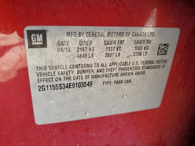 Photo 12 VIN: 2G1155S34E9103549 - CHEVROLET IMPALA 