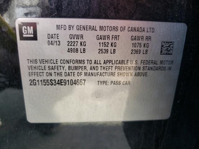 Photo 9 VIN: 2G1155S34E9104667 - CHEVROLET IMPALA LTZ 