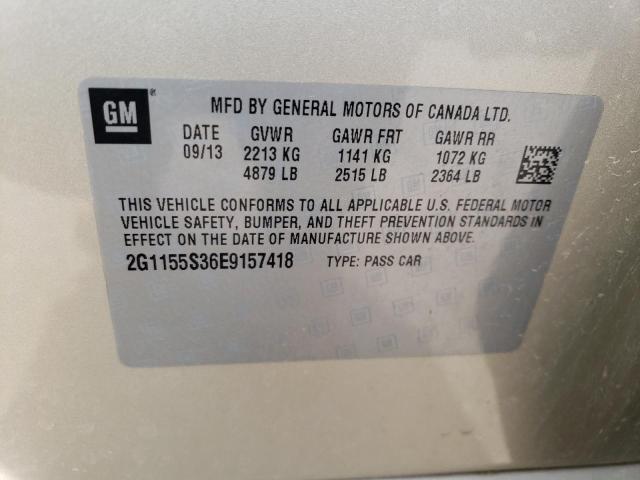 Photo 11 VIN: 2G1155S36E9157418 - CHEVROLET IMPALA LTZ 