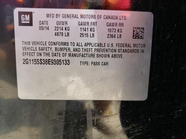 Photo 9 VIN: 2G1155S38E9305133 - CHEVROLET IMPALA LTZ 