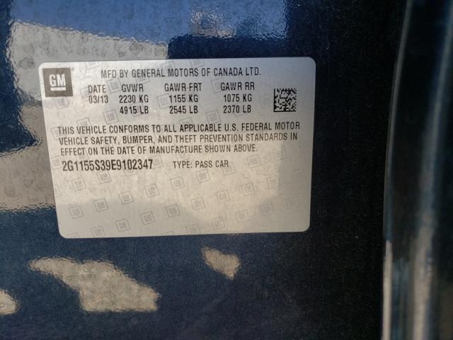 Photo 9 VIN: 2G1155S39E9102347 - CHEVROLET IMPALA LTZ 