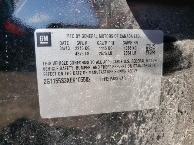 Photo 9 VIN: 2G1155S3XE9105502 - CHEVROLET IMPALA LTZ 