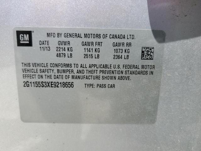 Photo 11 VIN: 2G1155S3XE9218656 - CHEVROLET IMPALA LTZ 