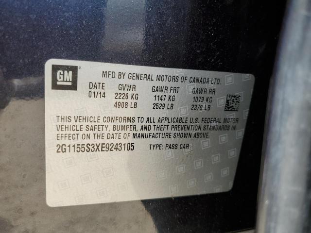 Photo 12 VIN: 2G1155S3XE9243105 - CHEVROLET IMPALA LTZ 