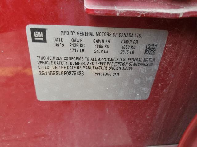 Photo 11 VIN: 2G1155SL9F9275433 - CHEVROLET IMPALA 