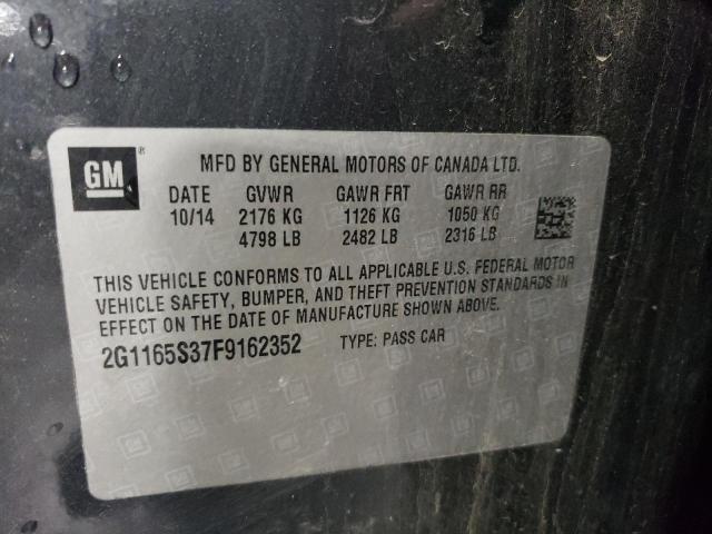 Photo 12 VIN: 2G1165S37F9162352 - CHEVROLET IMPALA LTZ 