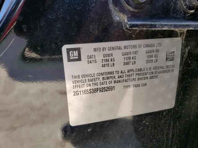 Photo 11 VIN: 2G1165S38F9252691 - CHEVROLET IMPALA LTZ 