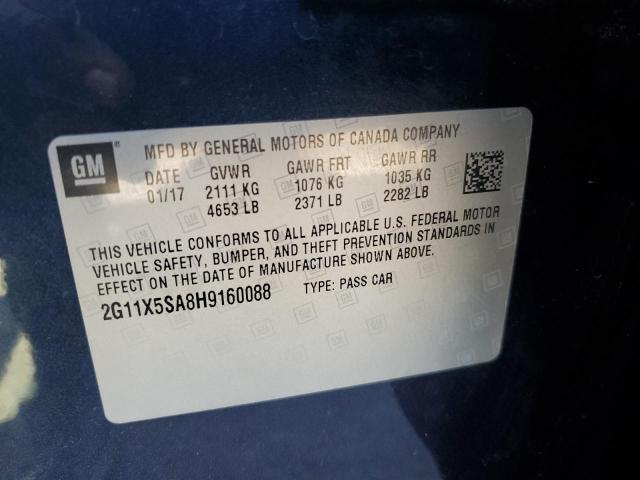 Photo 12 VIN: 2G11X5SA8H9160088 - CHEVROLET IMPALA LS 