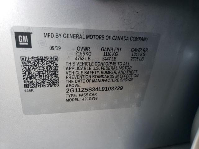 Photo 11 VIN: 2G11Z5S34L9103729 - CHEVROLET IMPALA 