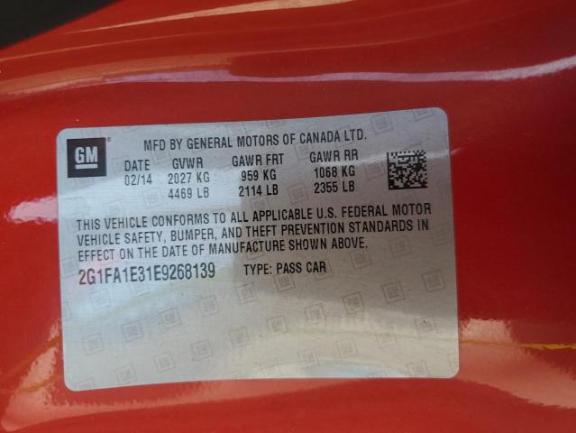 Photo 11 VIN: 2G1FA1E31E9268139 - CHEVROLET CAMARO LS 