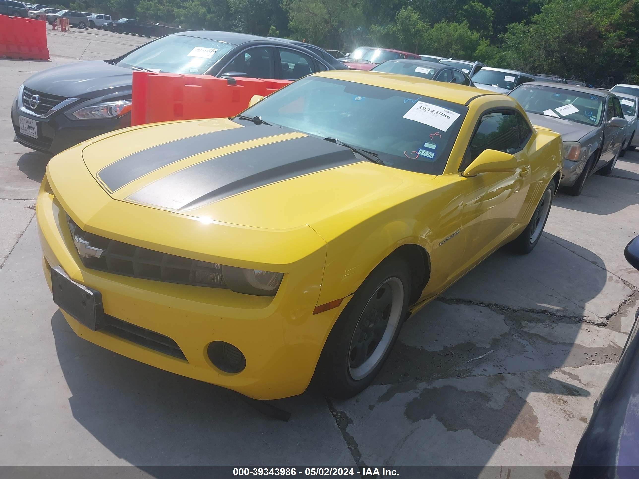 Photo 1 VIN: 2G1FA1E32C9127786 - CHEVROLET CAMARO 