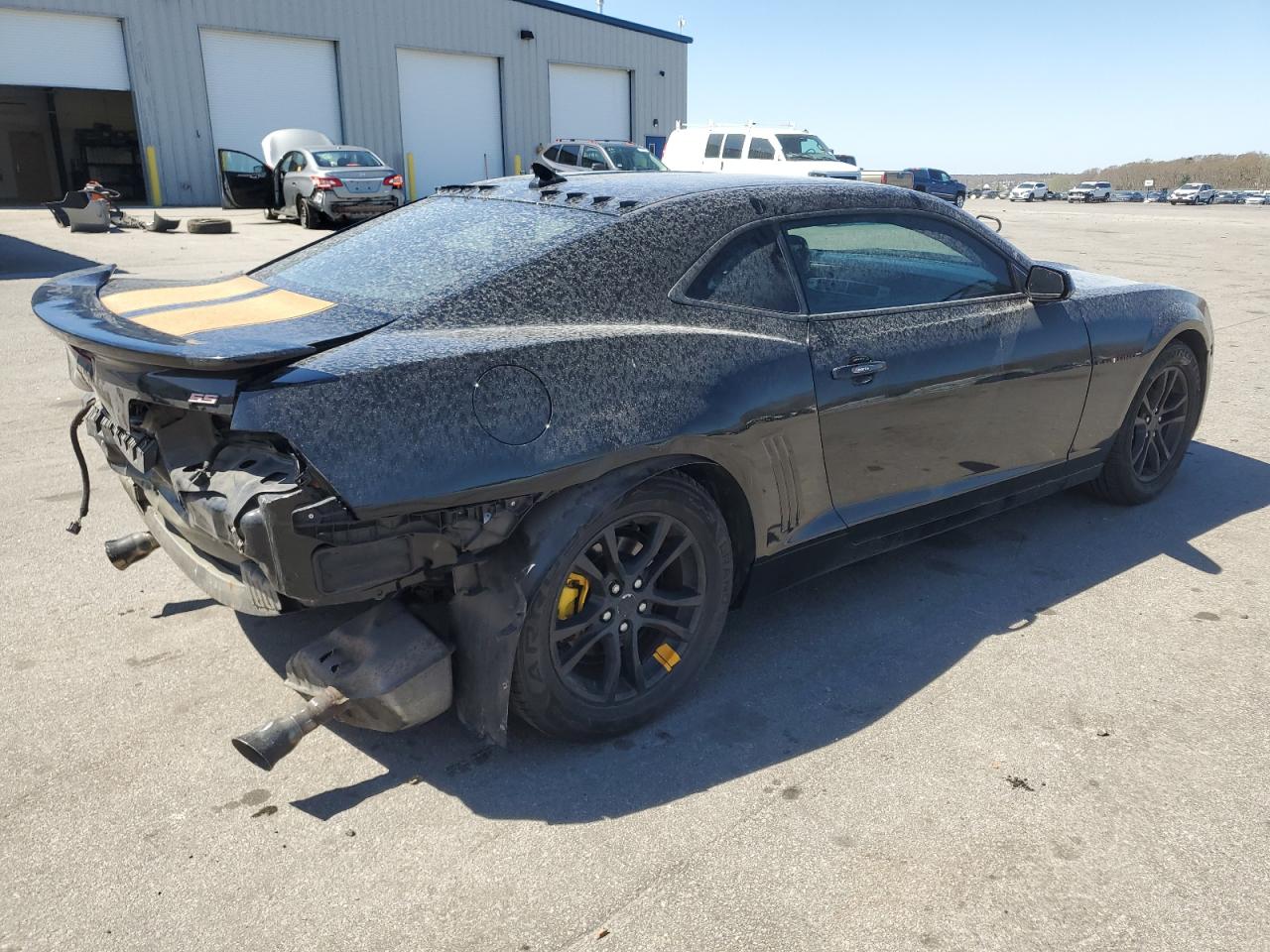 Photo 2 VIN: 2G1FA1E36E9141743 - CHEVROLET CAMARO 