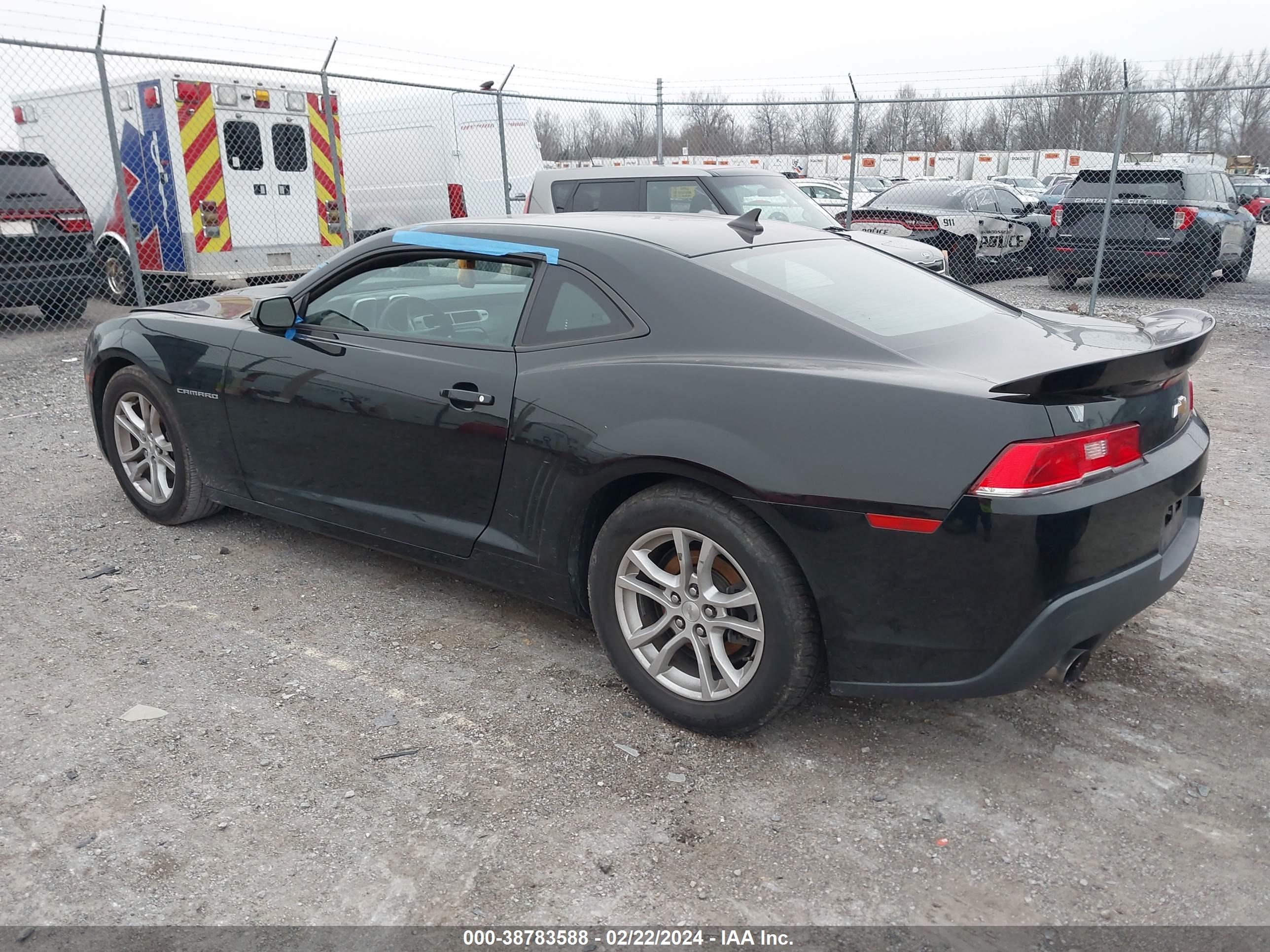 Photo 2 VIN: 2G1FA1E38E9267652 - CHEVROLET CAMARO 