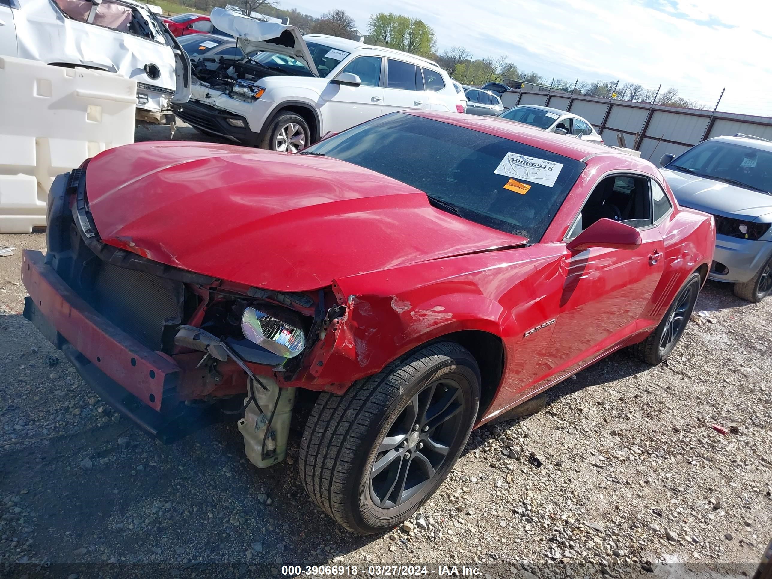 Photo 1 VIN: 2G1FA1ED8B9119067 - CHEVROLET CAMARO 