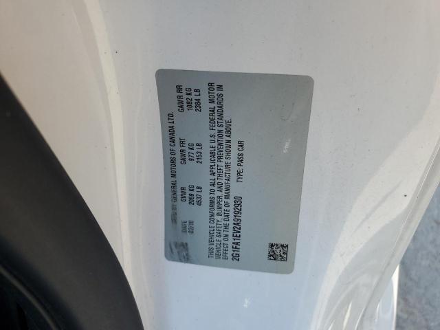 Photo 11 VIN: 2G1FA1EV2A9192930 - CHEVROLET CAMARO 