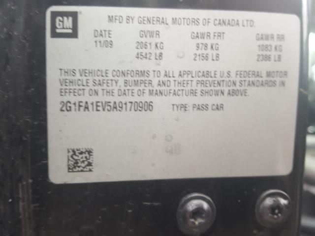 Photo 9 VIN: 2G1FA1EV5A9170906 - CHEVROLET CAMARO LS 