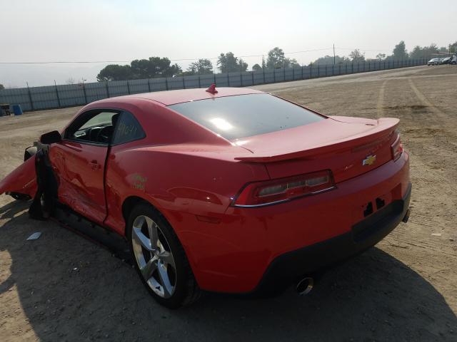 Photo 2 VIN: 2G1FB1E31E9293362 - CHEVROLET CAMARO LT 