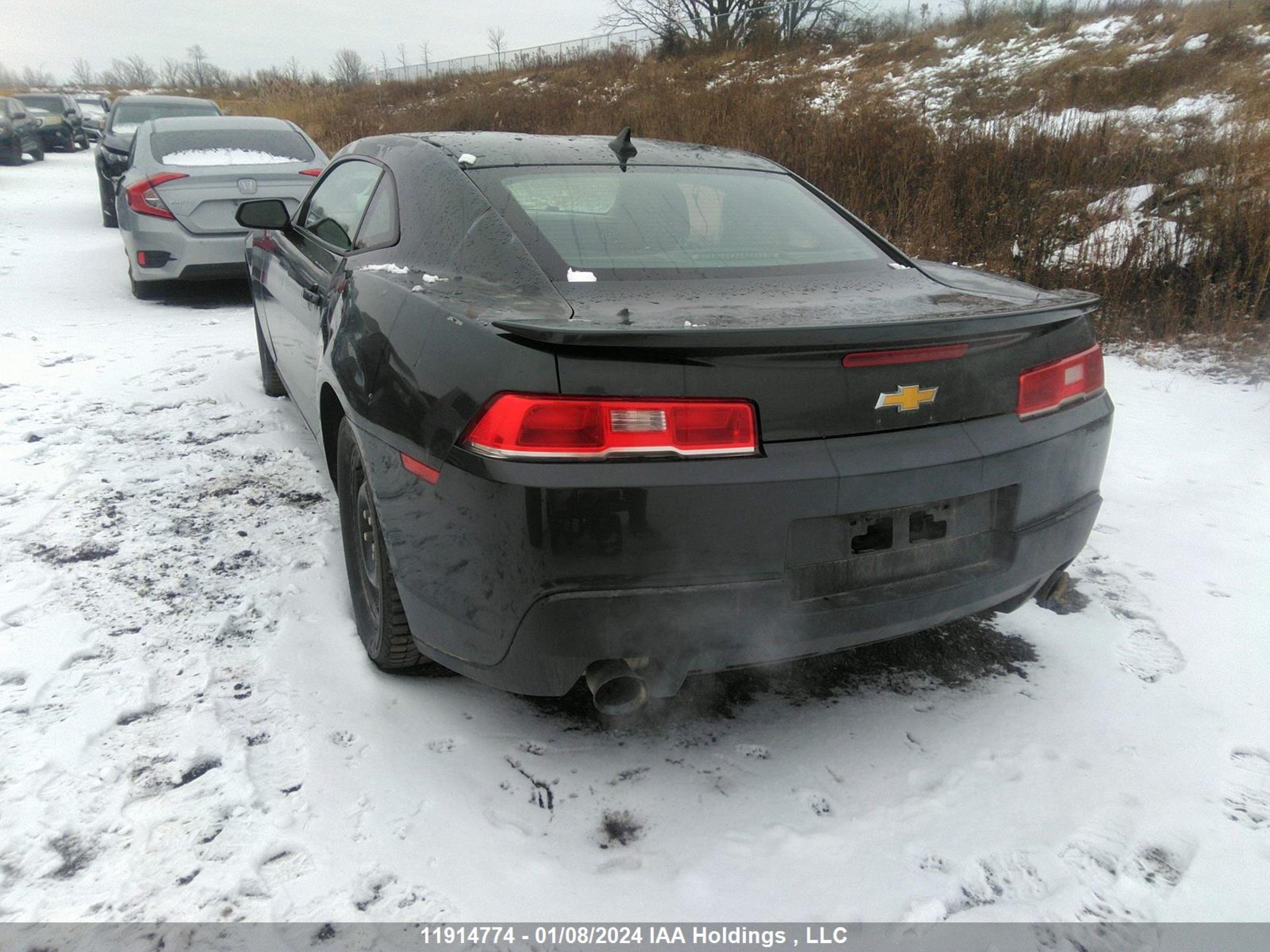 Photo 2 VIN: 2G1FB1E31F9174731 - CHEVROLET CAMARO 