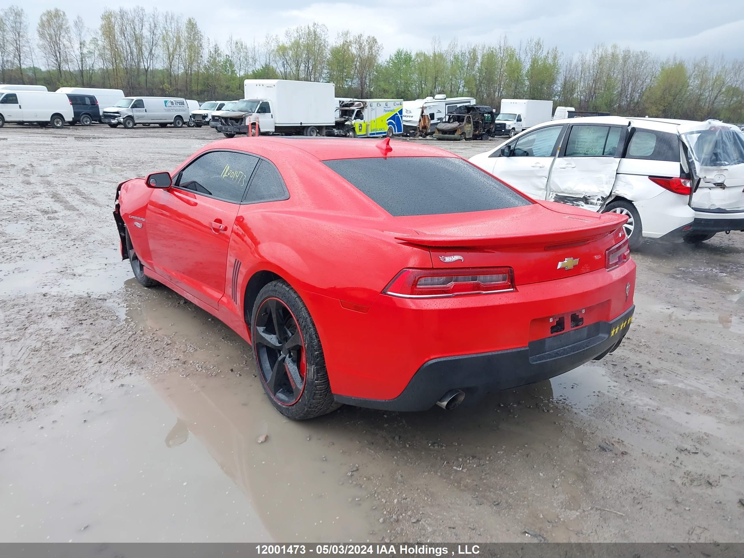 Photo 2 VIN: 2G1FB1E33E9135847 - CHEVROLET CAMARO 