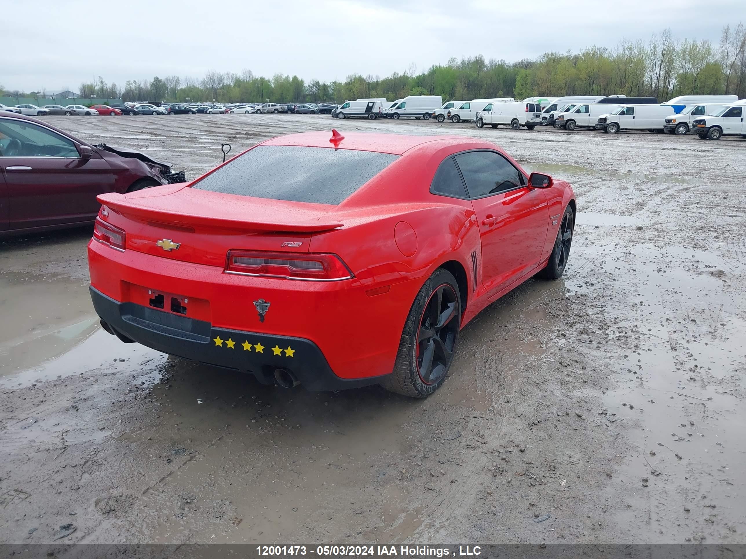 Photo 3 VIN: 2G1FB1E33E9135847 - CHEVROLET CAMARO 