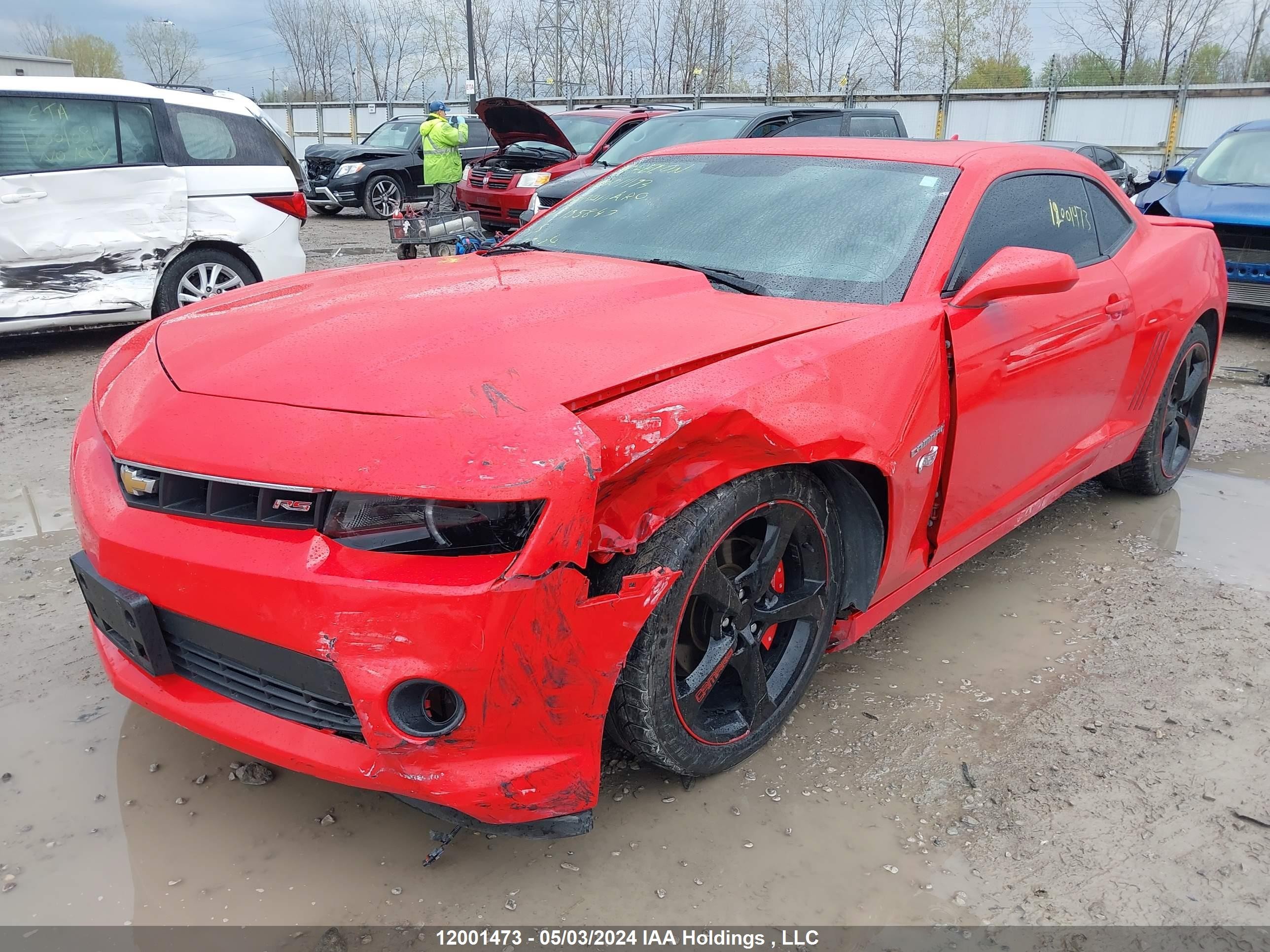 Photo 5 VIN: 2G1FB1E33E9135847 - CHEVROLET CAMARO 