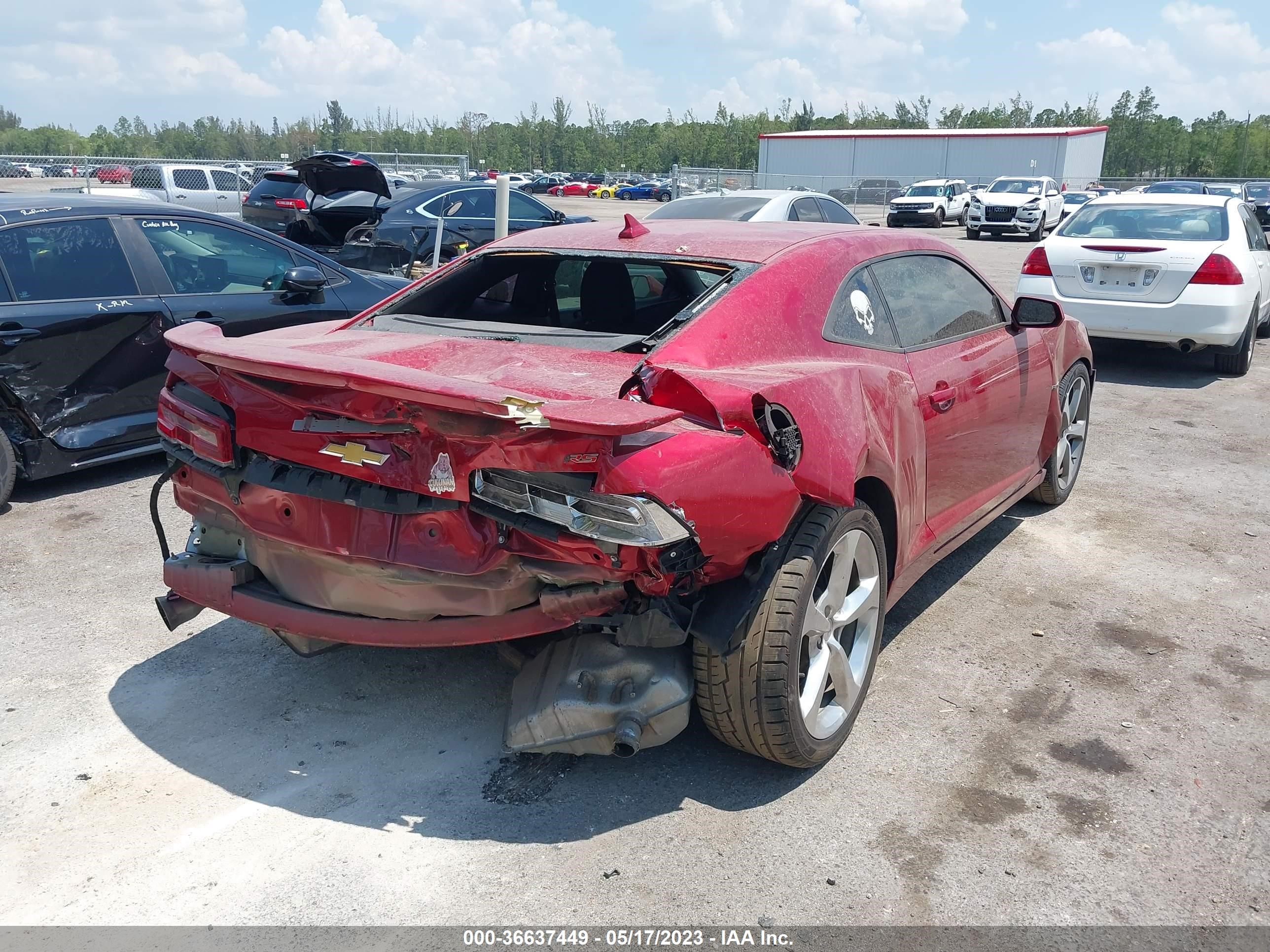 Photo 3 VIN: 2G1FB1E33E9245605 - CHEVROLET CAMARO 