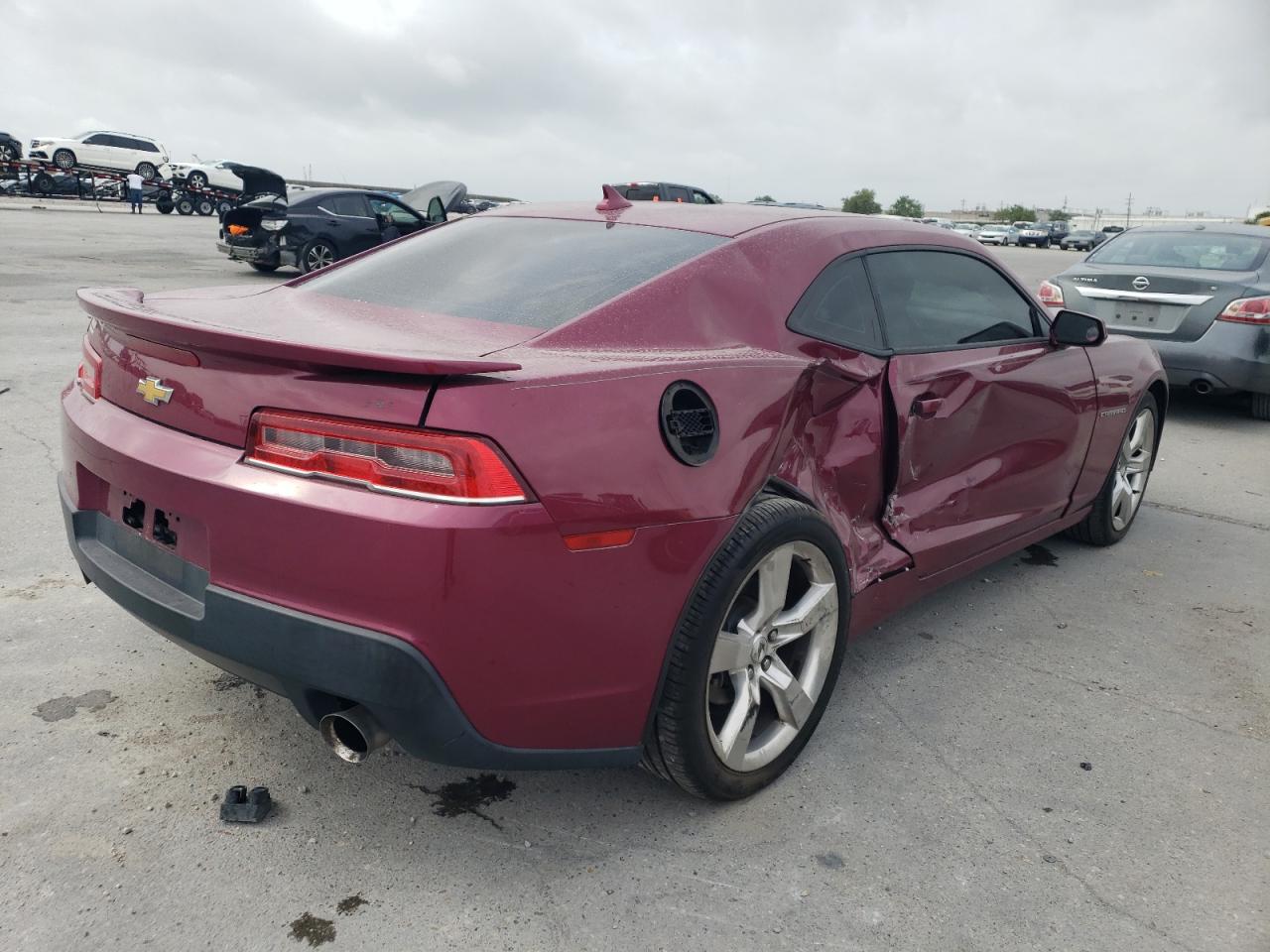 Photo 2 VIN: 2G1FB1E33E9300635 - CHEVROLET CAMARO 