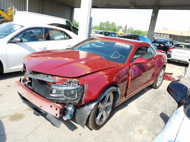 Photo 1 VIN: 2G1FB1E34E9182272 - CHEVROLET CAMARO LT 