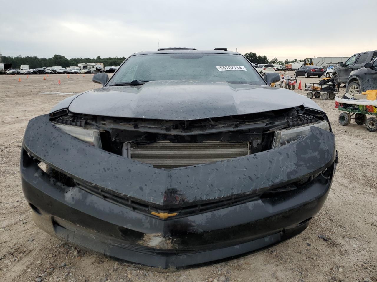 Photo 4 VIN: 2G1FB1E35E9180353 - CHEVROLET CAMARO 