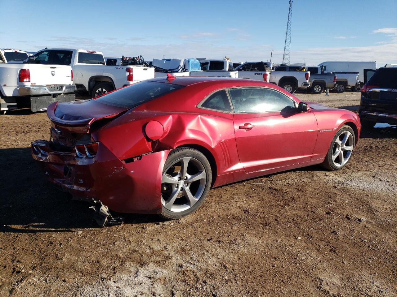 Photo 2 VIN: 2G1FB1E36D9203069 - CHEVROLET CAMARO 