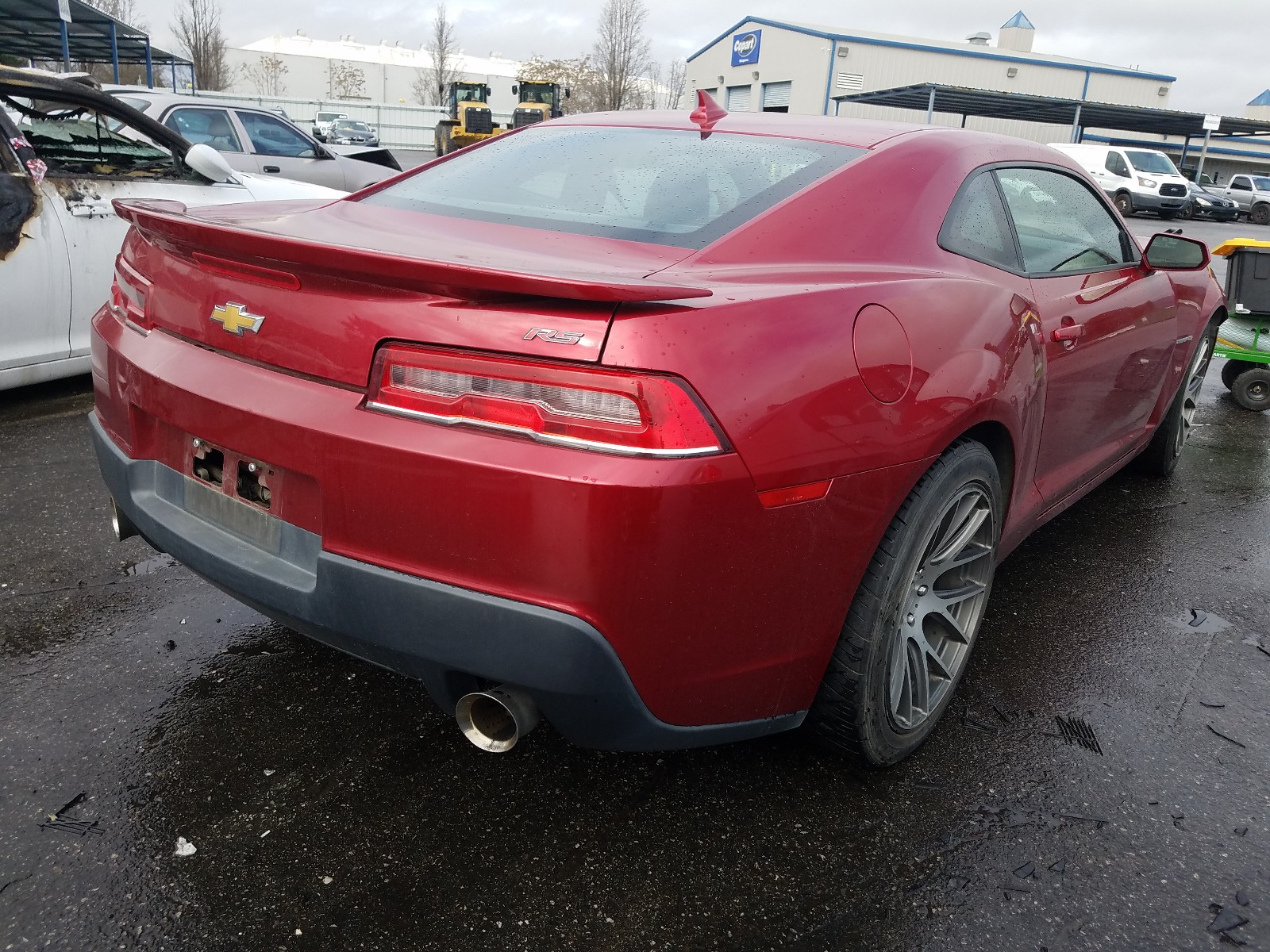 Photo 3 VIN: 2G1FB1E36E9176604 - CHEVROLET CAMARO LT 