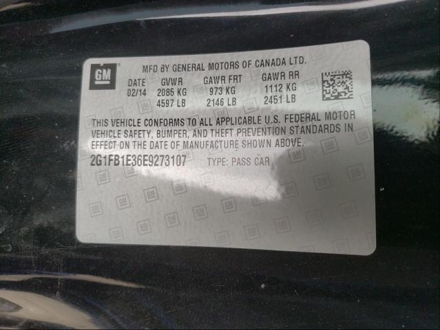 Photo 9 VIN: 2G1FB1E36E9273107 - CHEVROLET CAMARO LT 