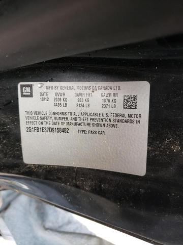 Photo 9 VIN: 2G1FB1E37D9158482 - CHEVROLET CAMARO LT 