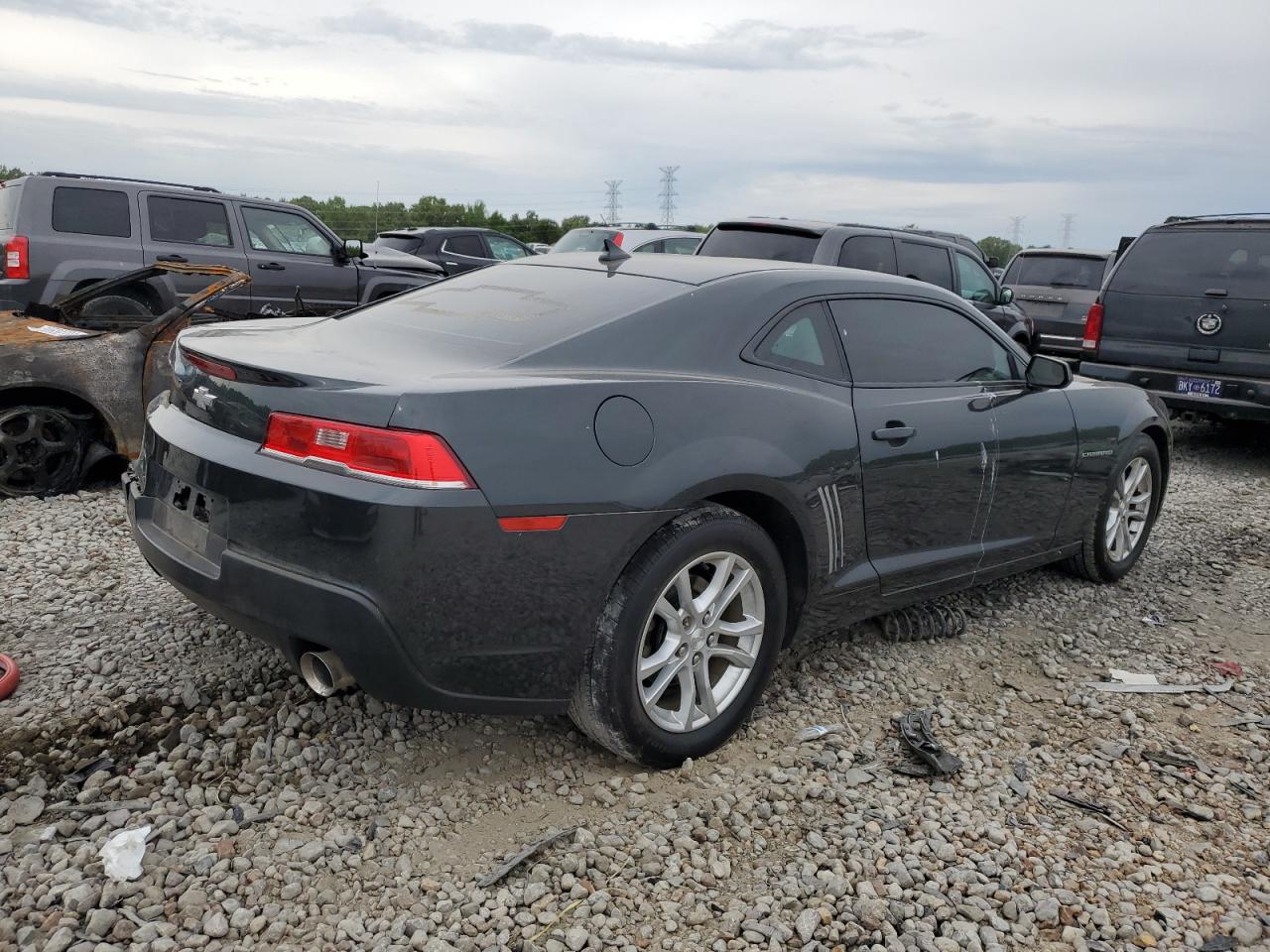 Photo 2 VIN: 2G1FB1E37E9284231 - CHEVROLET CAMARO 