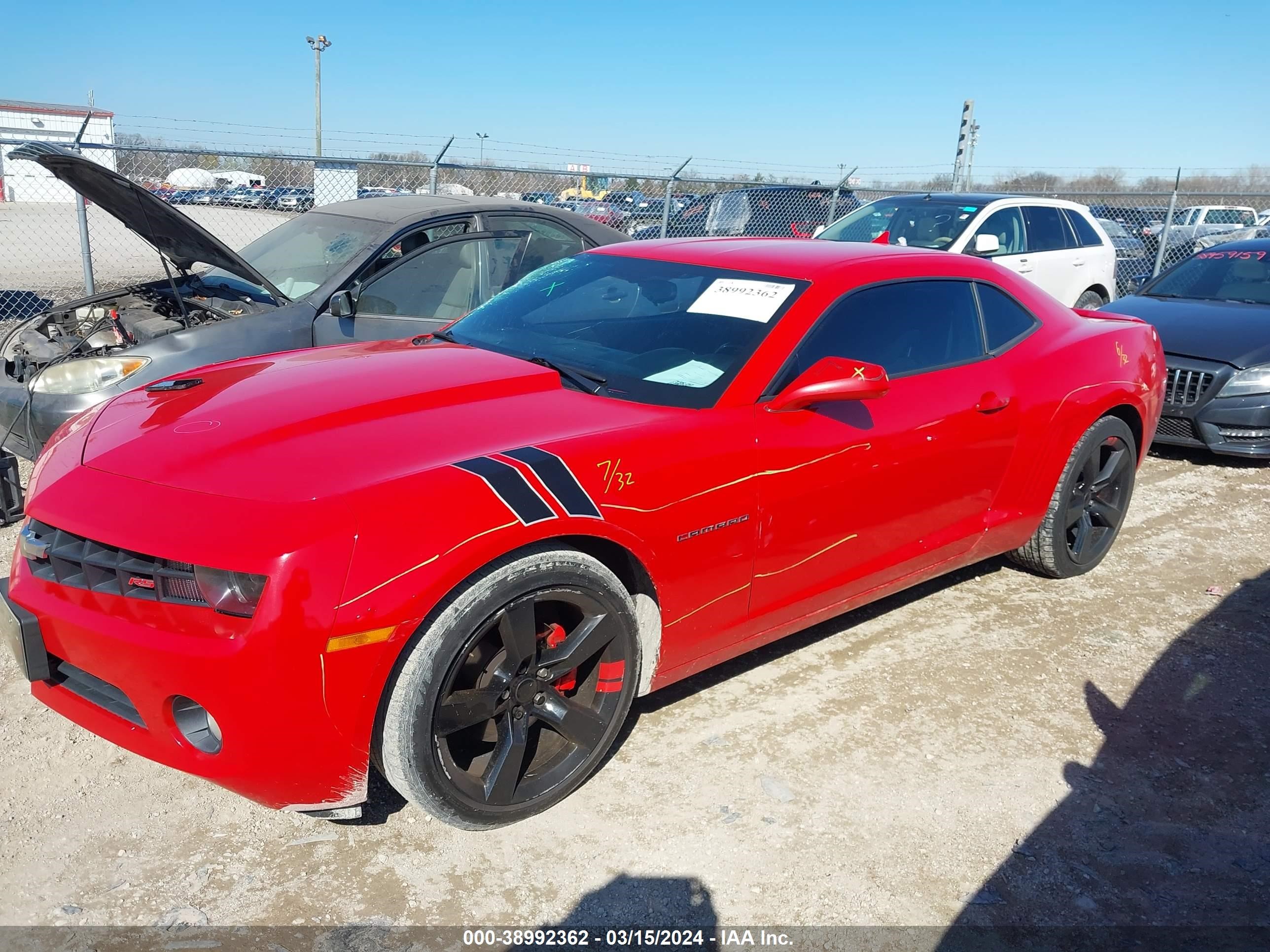 Photo 1 VIN: 2G1FB1E39C9114563 - CHEVROLET CAMARO 