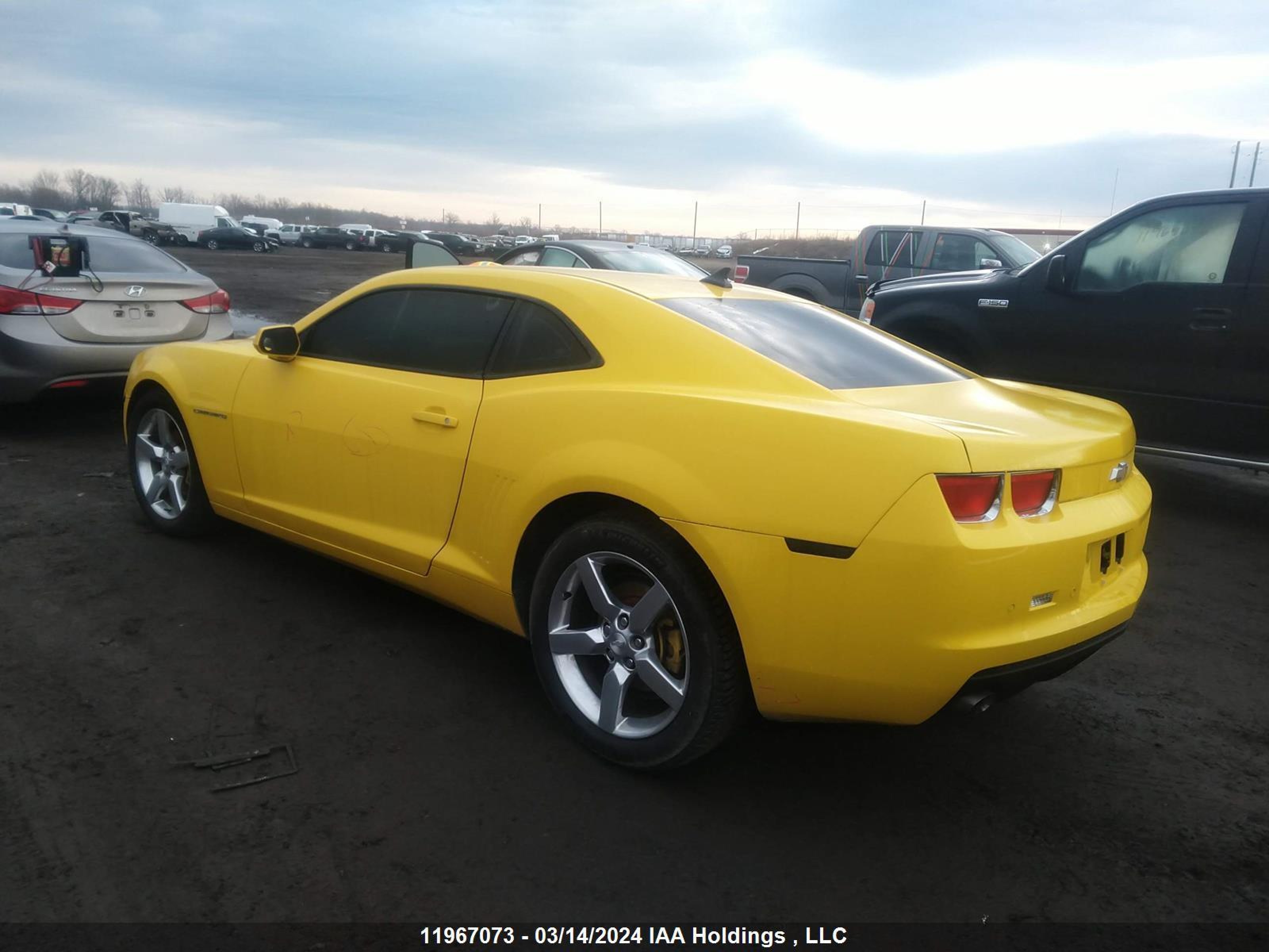 Photo 2 VIN: 2G1FB1ED9B9185351 - CHEVROLET CAMARO 