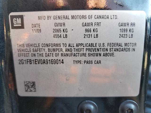 Photo 11 VIN: 2G1FB1EV0A9169014 - CHEVROLET CAMARO LT 