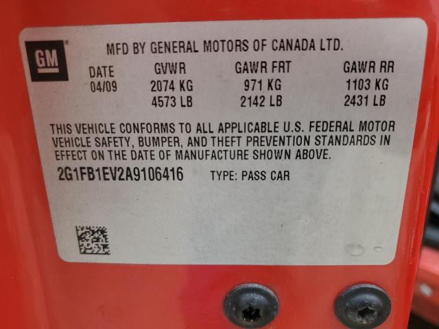 Photo 12 VIN: 2G1FB1EV2A9106416 - CHEVROLET CAMARO LT 