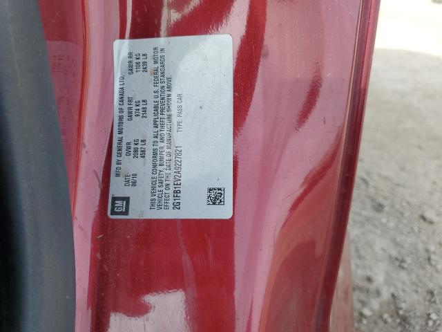 Photo 11 VIN: 2G1FB1EV2A9227821 - CHEVROLET CAMARO LT 