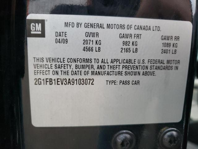 Photo 11 VIN: 2G1FB1EV3A9103072 - CHEVROLET CAMARO LT 