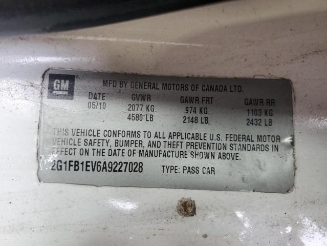 Photo 12 VIN: 2G1FB1EV6A9227028 - CHEVROLET CAMARO 