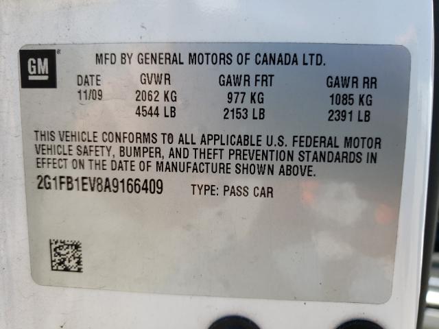 Photo 9 VIN: 2G1FB1EV8A9166409 - CHEVROLET CAMARO LT 