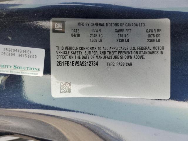 Photo 9 VIN: 2G1FB1EV9A9212734 - CHEVROLET CAMARO LT 