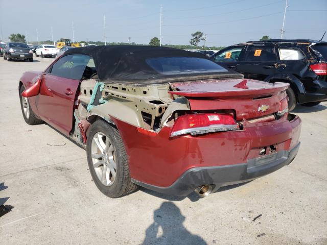 Photo 2 VIN: 2G1FB3D31E9290698 - CHEVROLET CAMARO LT 