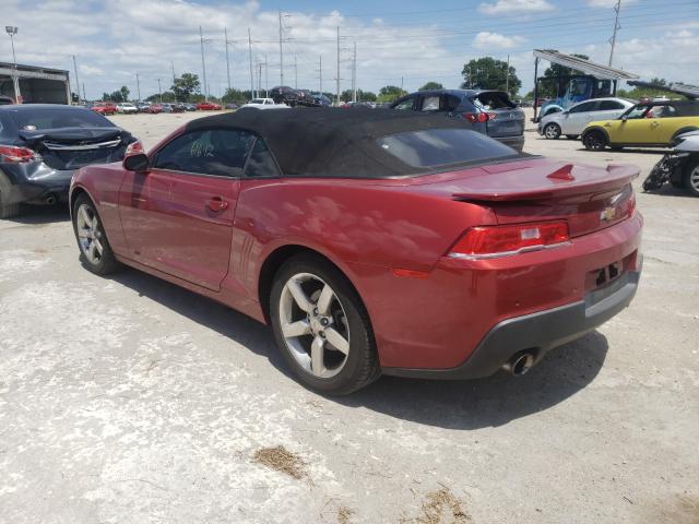 Photo 2 VIN: 2G1FB3D32E9266247 - CHEVROLET CAMARO LT 