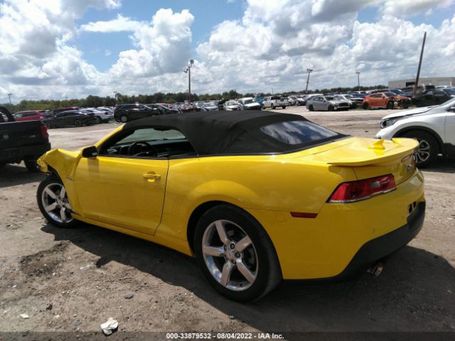 Photo 2 VIN: 2G1FB3D37E9147044 - CHEVROLET CAMARO 