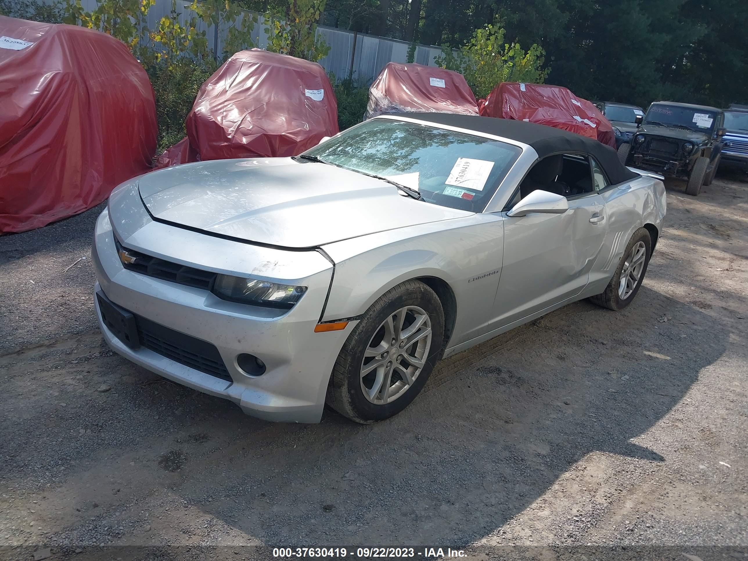 Photo 1 VIN: 2G1FB3D38E9291380 - CHEVROLET CAMARO 