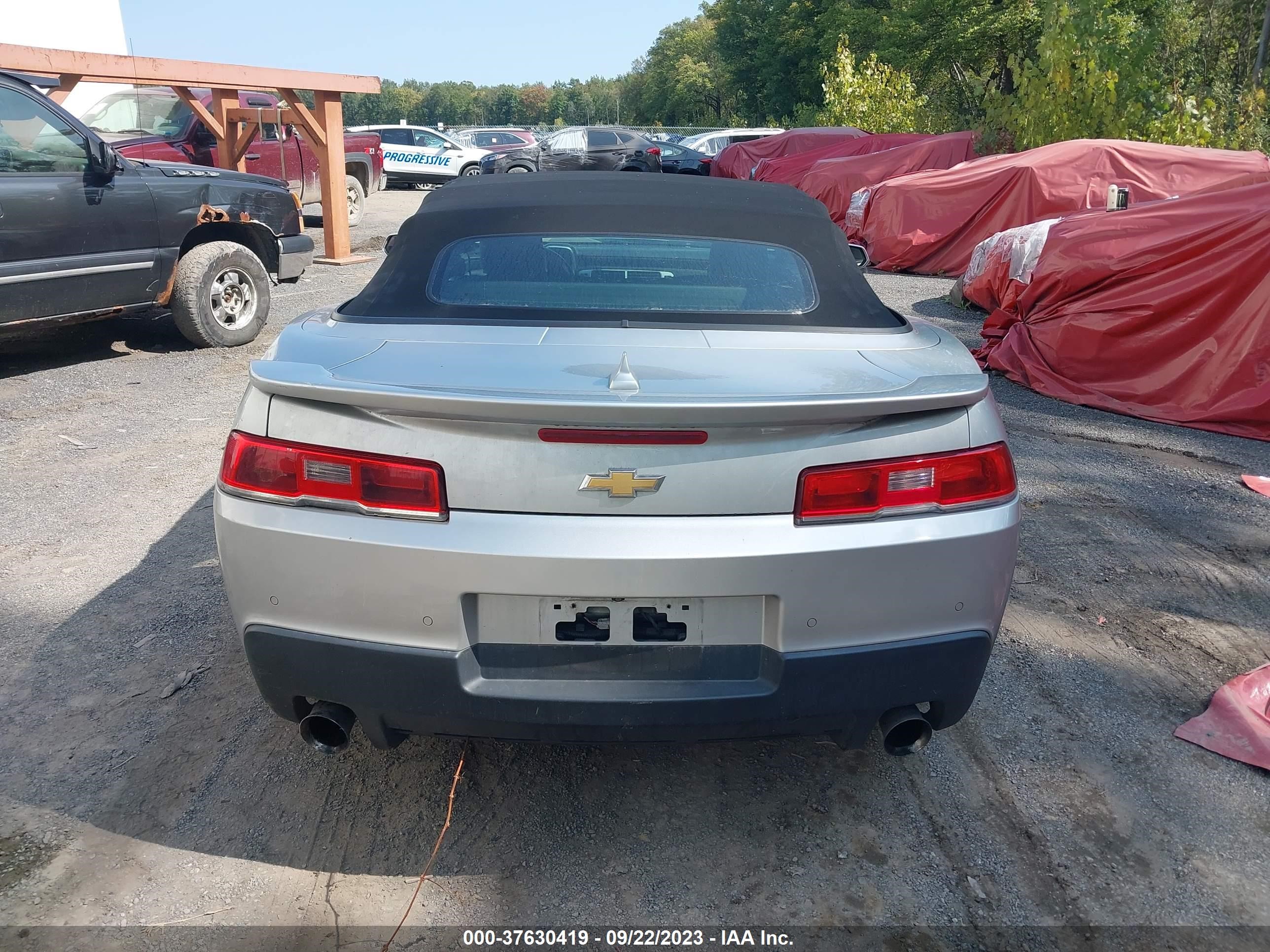 Photo 15 VIN: 2G1FB3D38E9291380 - CHEVROLET CAMARO 