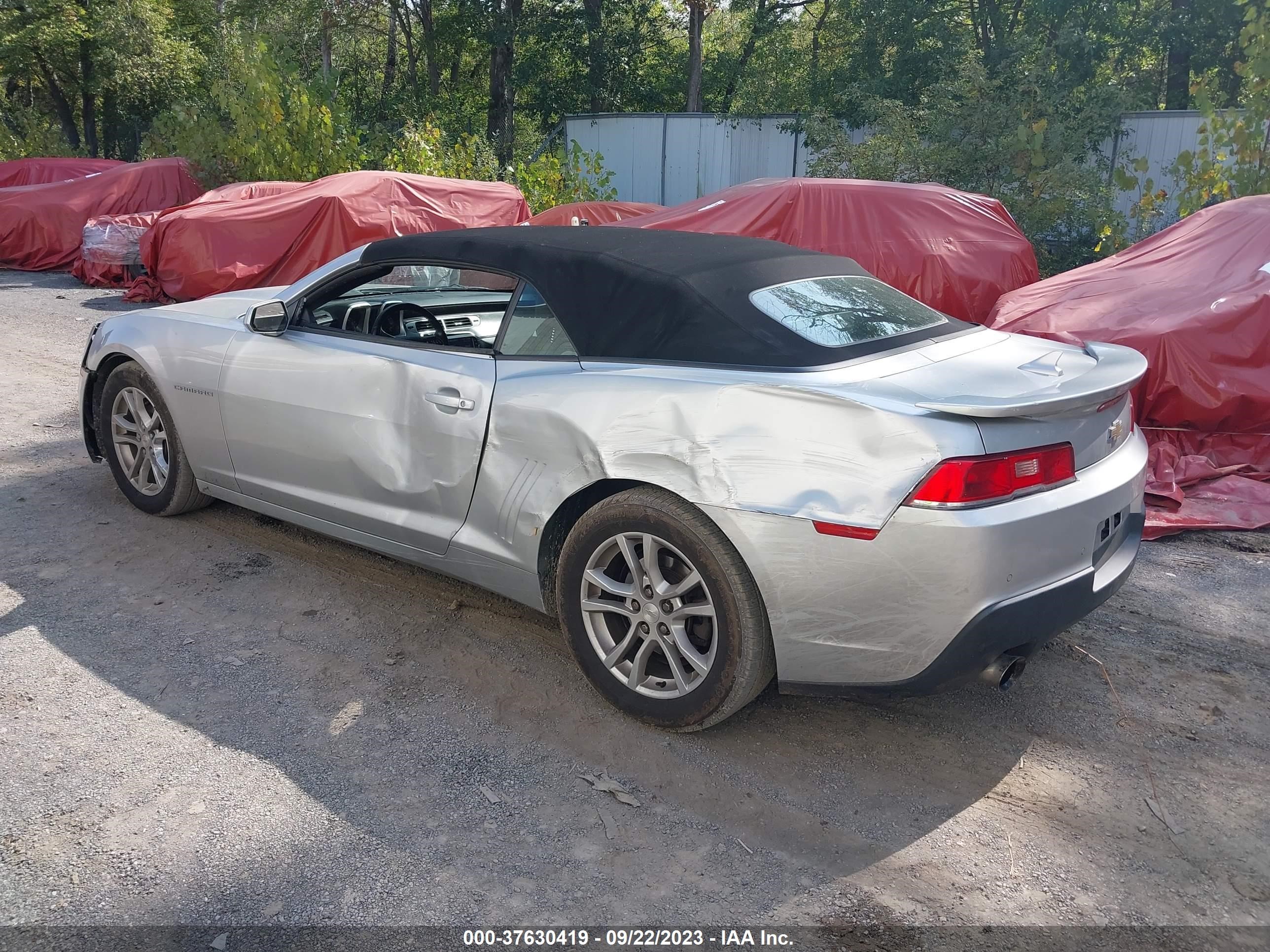 Photo 2 VIN: 2G1FB3D38E9291380 - CHEVROLET CAMARO 